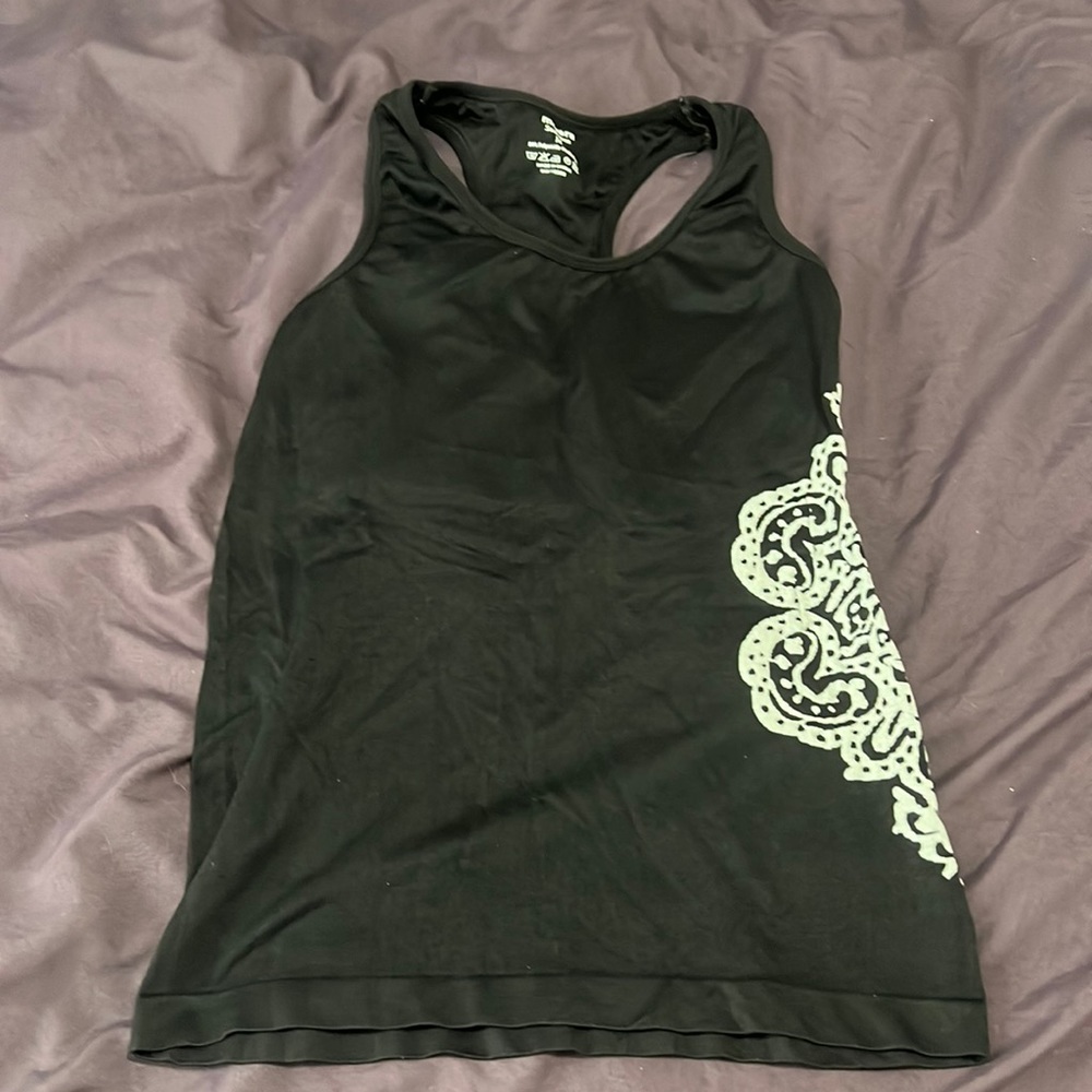 Cute black work out tank